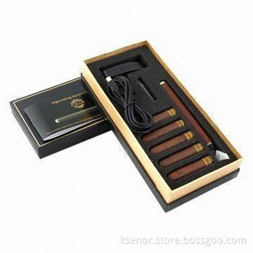 Rechargeable E-pipe Electronic Cigarette with 360mAh Battery Capacity, 3-3.5 Hours Charging Time